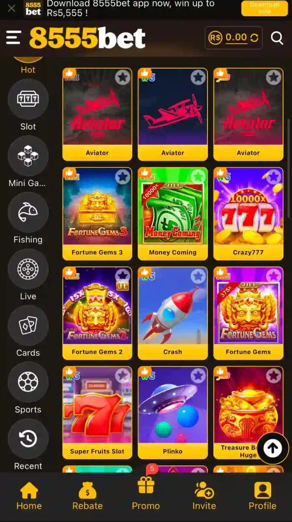 855BET Game